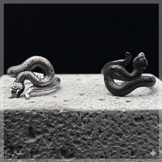 Syou Serpentine titanium steel ring
