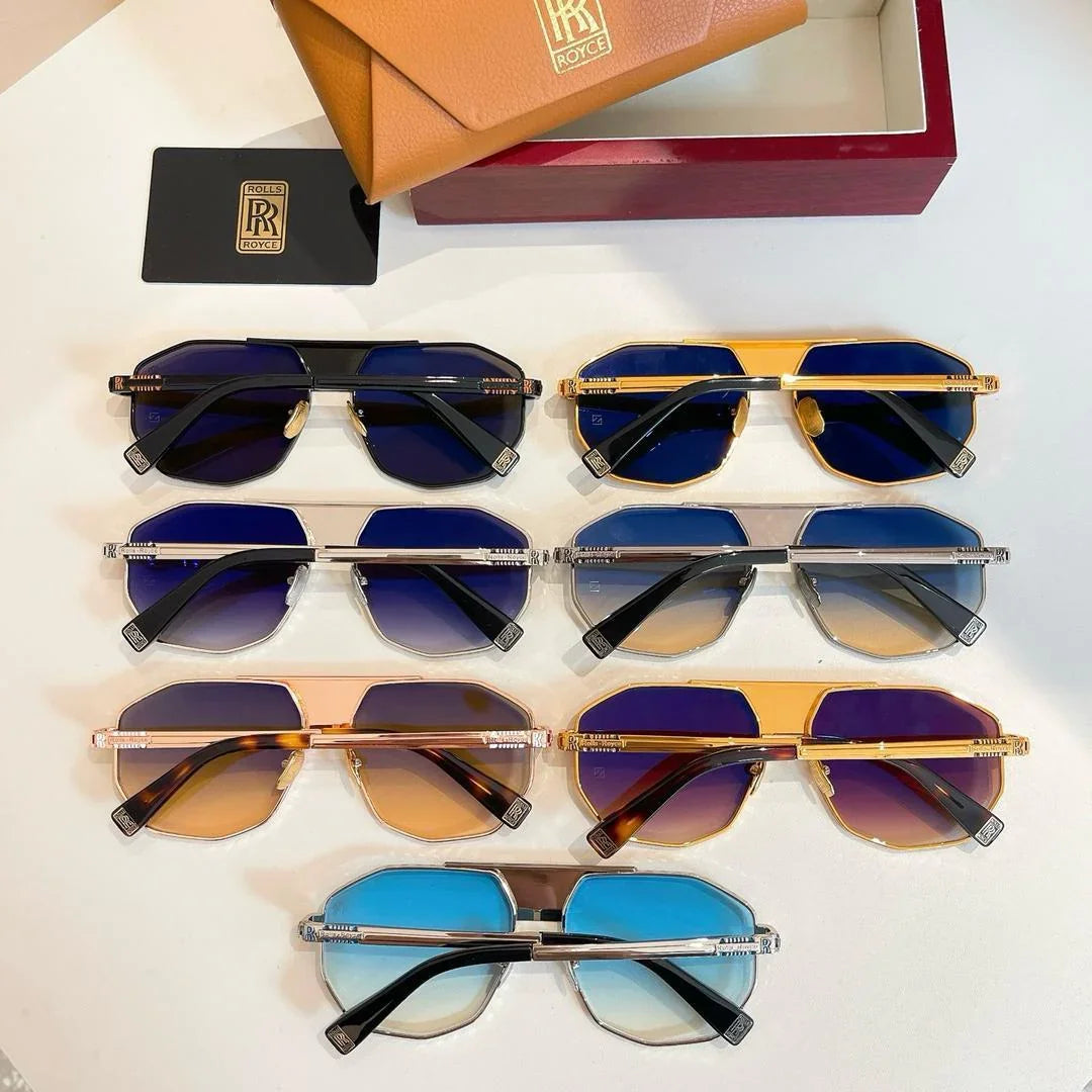 Rolls Royce SS1263 18K plated Rose-Silver-Gold Sunglasses  👑
